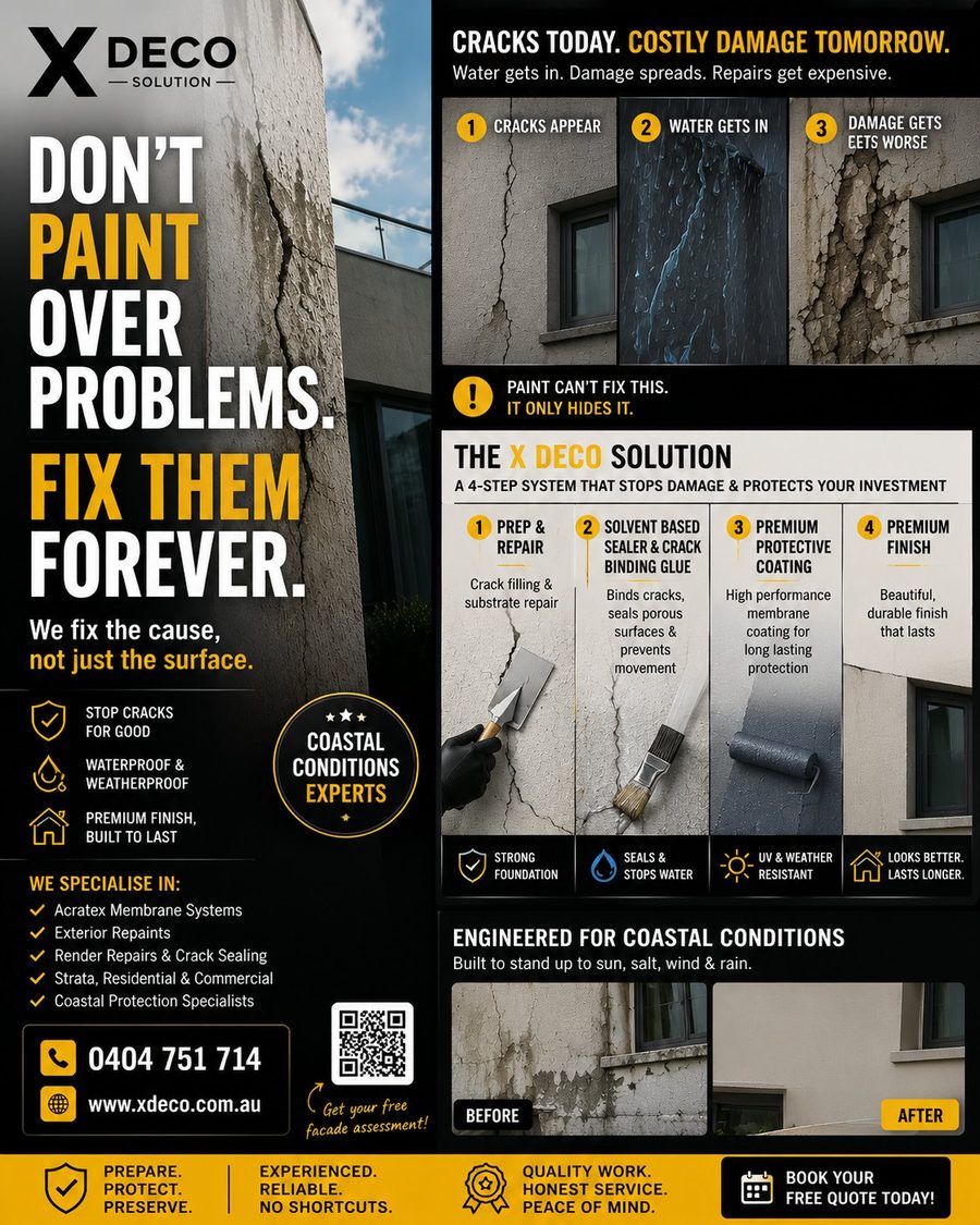 X Deco 4 step protective coating system